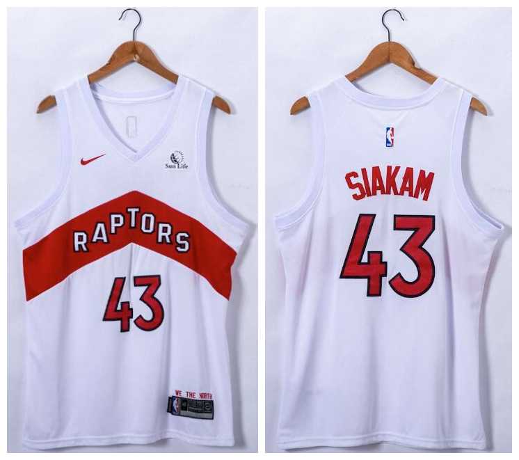 Raptors 43 Pascal Siakam White 2021 Nike Swingman Jersey,We sell and wholesale Raptors 43 Pascal Siakam White 2021 Nike Swingman Jersey on line form chian!